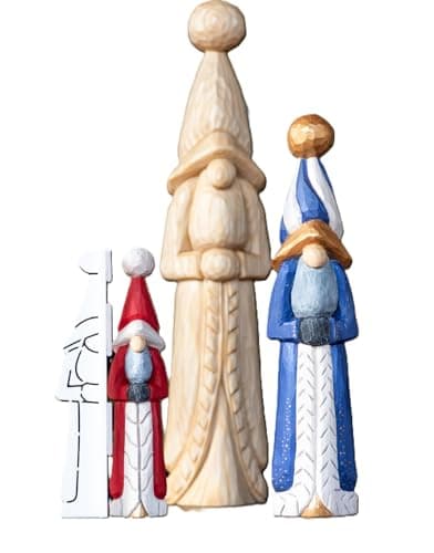 Classic Santa Wood Carving Stencils | with Tutorial